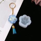 Cat Paw Keychain Silicone Mold for DIY Jewelry Making