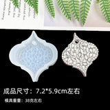 Diamond Silicone Resin Mold for Pendant Keychain Jewelry