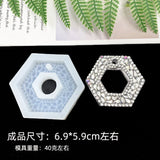 Diamond Silicone Resin Mold for Pendant Keychain Jewelry