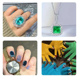 Diamond Patch Earring Necklace Jewery Mold Silicone Epoxy Resin