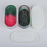 DIY Diamonds Lids Jewelry Box Crystal Epoxy Resin Mold Silicone Mold