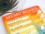 DIY Diary Crystal Epoxy Resin Mold Memo Notepad Mirror Silicone Mold