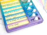 DIY Diary Crystal Epoxy Resin Mold Memo Notepad Mirror Silicone Mold