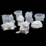 Cat UV Resin Jewelry Mold Handcraft 3D Cats Epoxy Tools Resin Accessories