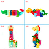 DIY Dino Giraffe Jigsaw Puzzle Crocodile Glue Mold