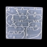 DIY Dino Giraffe Jigsaw Puzzle Crocodile Glue Mold