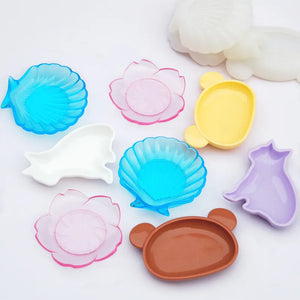 Resin Dish Silicone Mold for DIY Crystal Epoxy Mirror Plate