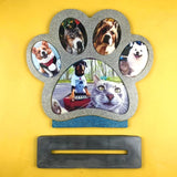 DIY Dog Paw Photo Frame Ornaments Silicone Molds for Epoxy Resin Crafts