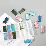 DIY Domino Crystal Epoxy Mold Resin Casting Molds