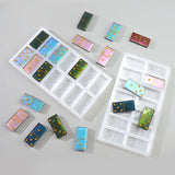 DIY Domino Crystal Epoxy Mold Resin Casting Molds