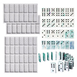 Domino Resin Molds Epoxy Silicone Game Mold DIY Crafts