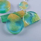 DIY Earring Beach Landscape Resin Mold Coastline Island Pendant Silicone Mould