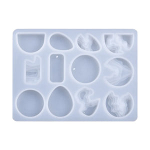 DIY Earring Beach Landscape Resin Mold Coastline Island Pendant Silicone Mould