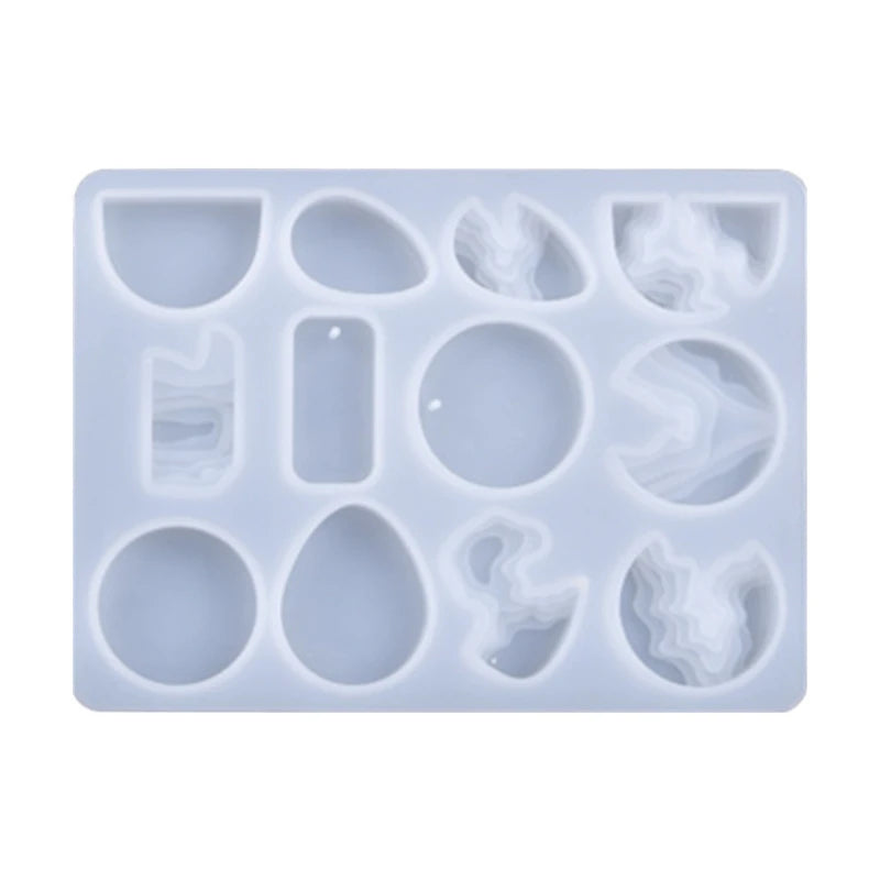 DIY Earring Beach Landscape Resin Mold Coastline Island Pendant Silicone Mould