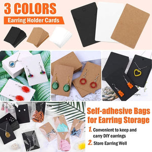 DIY Earring Making Supplies Kit with Hooks and Eye Pins