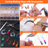 DIY Earring Making Supplies Kit with Hooks and Eye Pins