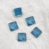 DIY Translucent Resin Square Earring Accessories
