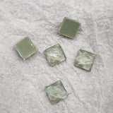 DIY Translucent Resin Square Earring Accessories