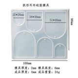 DIY Earring Mold Jewelry Tool Silicone Resin Molds