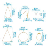 DIY Earring Sets Brass Earring Findings 80pcs