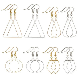 DIY Earring Sets Brass Earring Findings 80pcs