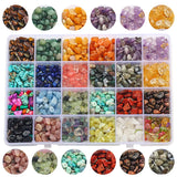 DIY Earrings Kit Natural Stone Chips Beads Charms Lobster Clasp Jump Rings