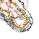 DIY Earrings Kit Natural Stone Chips Beads Charms Lobster Clasp Jump Rings