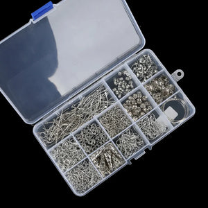 DIY Earrings Making Jewelry Kit Tassels Beads Charms Ear Hook Clasps
