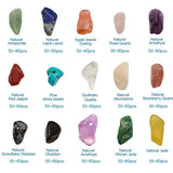 DIY Earrings Making Kit with Natural Gemstone Beads Copper Wire Crystal Thread