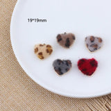 DIY Earrings Jewelry Ear Pins Pendant Leopard Print Drops 10pcs