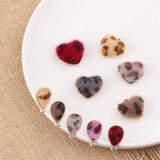 DIY Earrings Jewelry Ear Pins Pendant Leopard Print Drops 10pcs