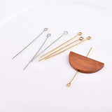 DIY Earrings Necklace Bracelet Accessories Brass Plating Nine Pin Needle Bead