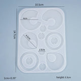 DIY Earrings Pendants Silicone Mold Jewelry Making Tools
