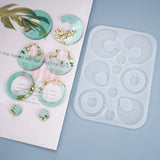 DIY Earrings Pendants Silicone Mold Jewelry Making Tools