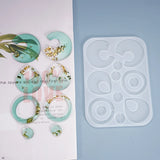 DIY Earrings Pendants Silicone Mold Jewelry Making Tools