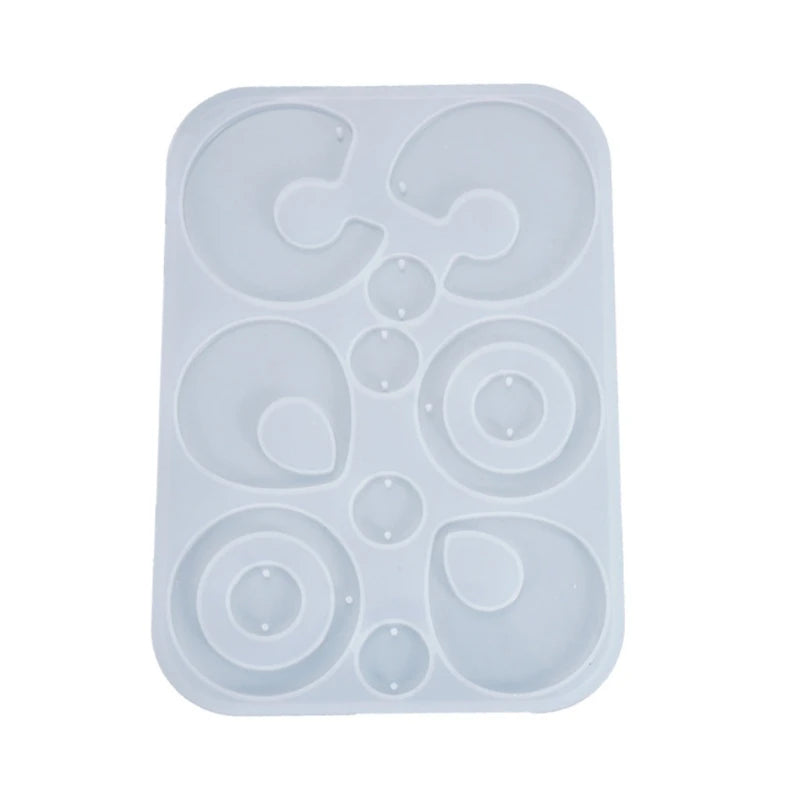 DIY Earrings Pendants Silicone Mold Jewelry Making Tools