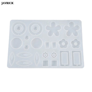 Earrings Pendants Crystal Epoxy Resin Molds Silicone Mould UV Resin Crafts