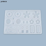 Earrings Pendants Crystal Epoxy Resin Molds Silicone Mould UV Resin Crafts