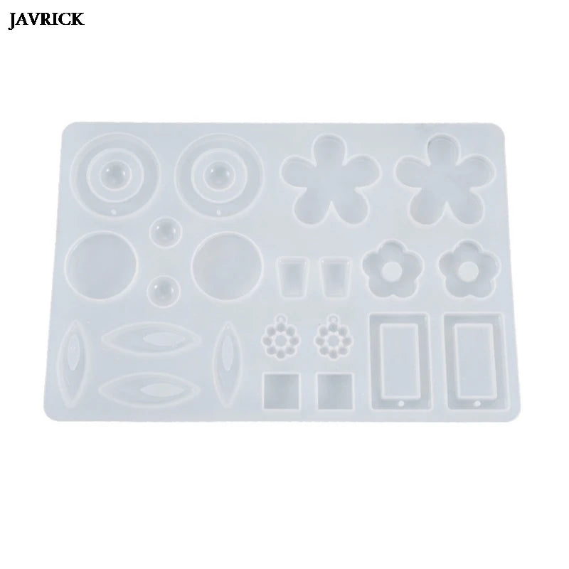 Earrings Pendants Crystal Epoxy Resin Molds Silicone Mould UV Resin Crafts