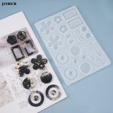 Earrings Pendants Crystal Epoxy Resin Molds Silicone Mould UV Resin Crafts