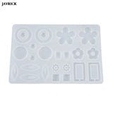 Earrings Pendants Crystal Epoxy Resin Molds Silicone Mould UV Resin Crafts