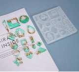 Resin Mold Dangle Earrings Silicone Mold