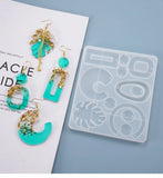 Resin Mold Dangle Earrings Silicone Mold