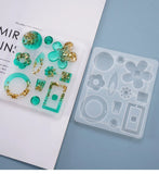 Resin Mold Dangle Earrings Silicone Mold
