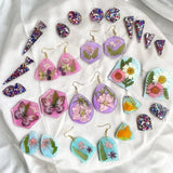 DIY Earrings Silicone Mold Crystal Epoxy Necklace Pendant Resin Geometric Heart