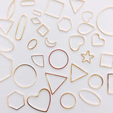 Minimalist Handcrafted Earrings - Gold, Silver, Copper, Geometric Shapes