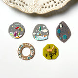 DIY Owl Hedgehog Fox Acrylic Earring Material