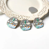 DIY Owl Hedgehog Fox Acrylic Earring Material