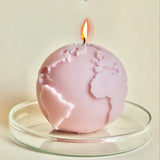 DIY Earth Moon Silicone Candle Mold Space Candle Making Soap Resin Clay Mold