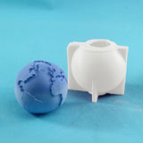 DIY Earth Moon Silicone Candle Mold Space Candle Making Soap Resin Clay Mold